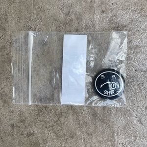 SUPREME SH*T PIN. CONDITION IS BRAND NEW. OS